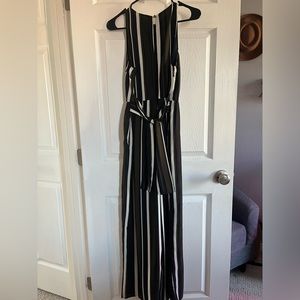 Everly vertical stripe jumpsuit